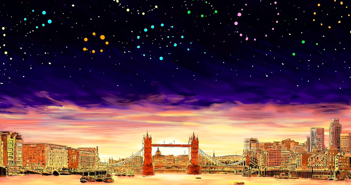London Skyline - Artistic Rendering
